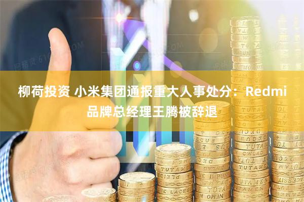柳荷投资 小米集团通报重大人事处分：Redmi品牌总经理王腾被辞退