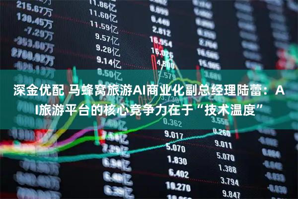 深金优配 马蜂窝旅游AI商业化副总经理陆蕾：AI旅游平台的核心竞争力在于“技术温度”