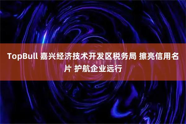 TopBull 嘉兴经济技术开发区税务局 擦亮信用名片 护航企业远行