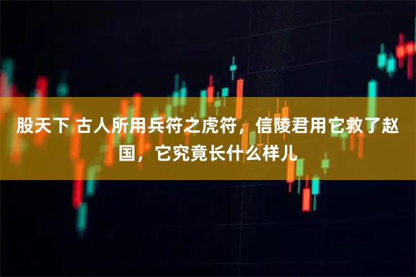 股天下 古人所用兵符之虎符，信陵君用它救了赵国，它究竟长什么样儿